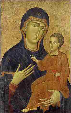 Die Wegweiserin. Eine italienische Mariendarstellung im byzantinischen Stil